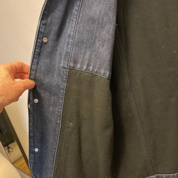 Levi's Total Warmth long denim jacket with brushed cotton lining - Picture 4 of 6